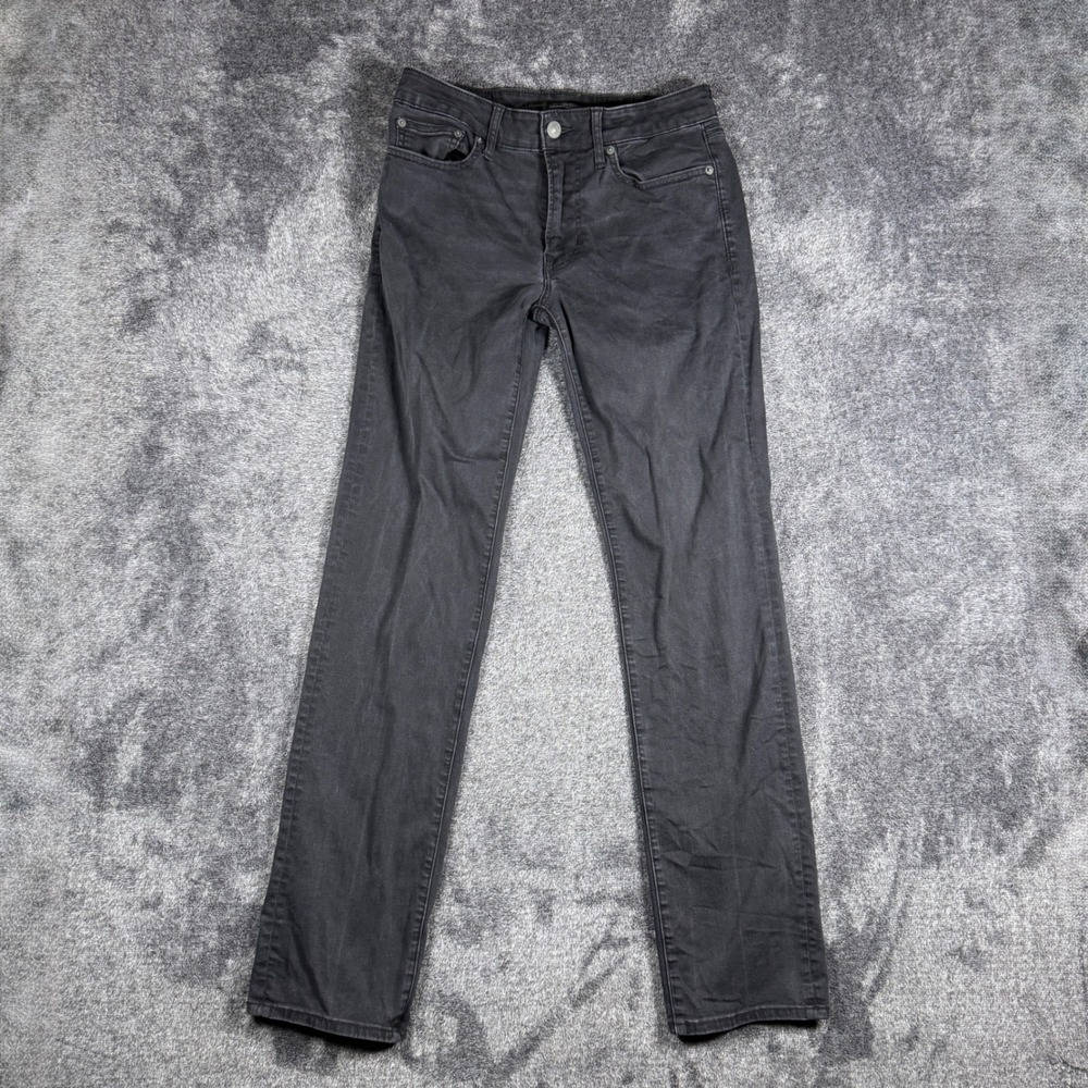 American Eagle Mens Next Level Flex Original Straight Jeans Black 29x34